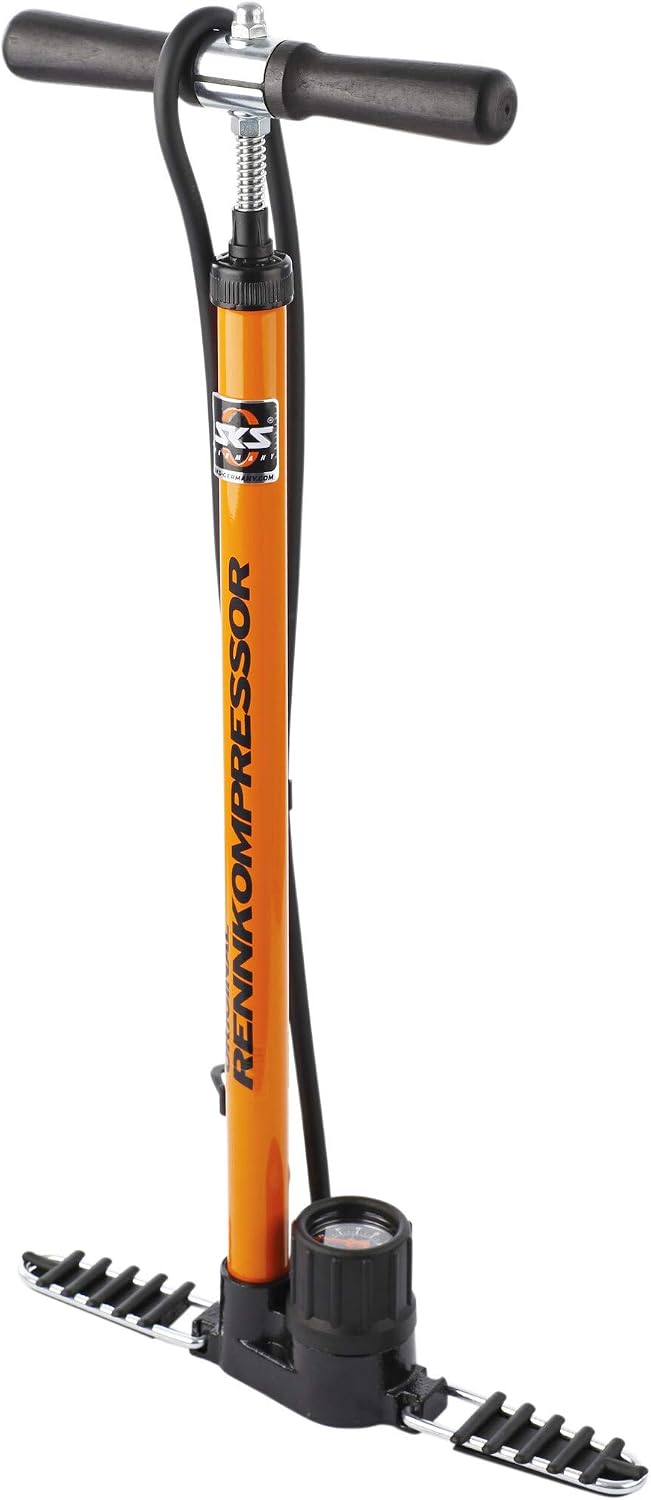 SKS Bike Pump Metal Orange (Design: Valve Connection: Lever Connection)