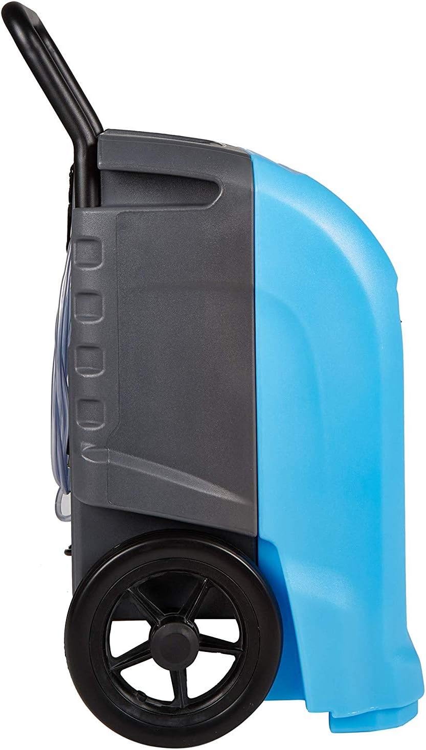 BlueDri BD-76 Commercial Dehumidifier for Home, Basements, Garages, and Job Sites. Industrial Water Damage Equipment - Pack of 1, Blue