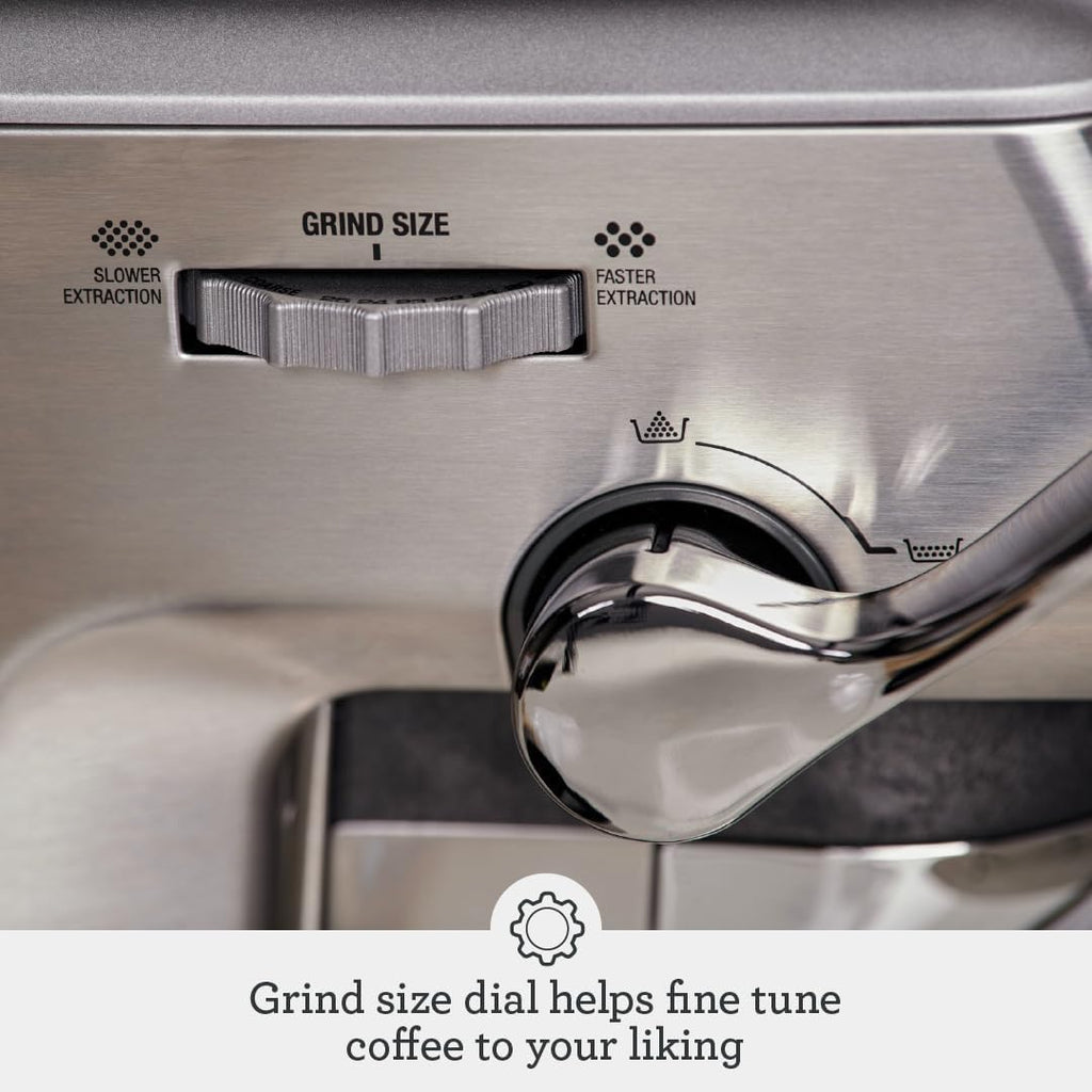 Breville Barista Express Impress BES876BST, Black Stainless Steel