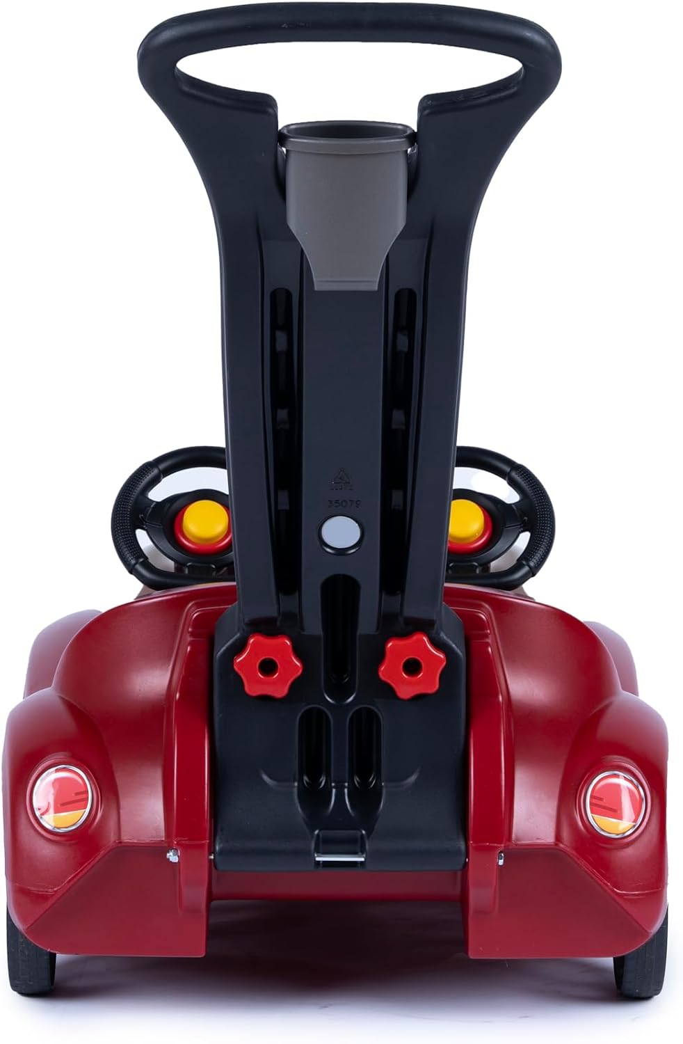 Step2 Side-by-Side Push Around Roadster, Kids Push Car, 2 Seat Ride On Car, Seat Belts & Horn, for Toddlers 1.5-4 Years Old, Red