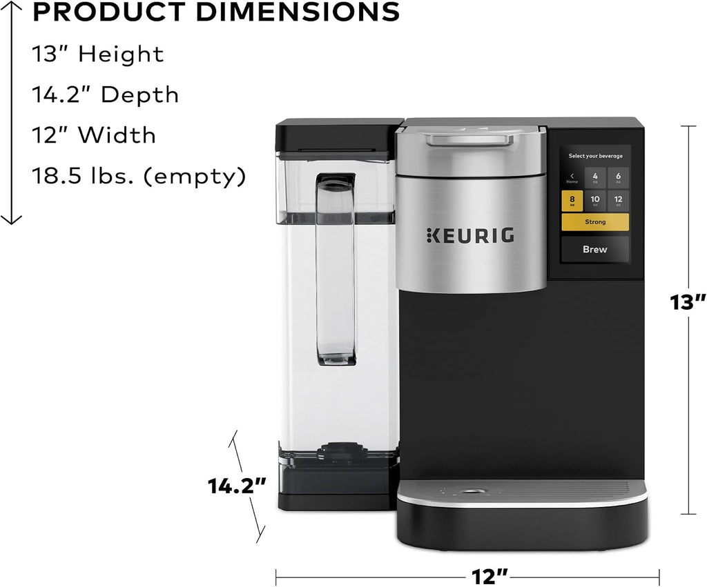 Keurig K-2550 Medium Business Single Serve Coffee Maker, 110 oz Water Reservoir, Silver/Black