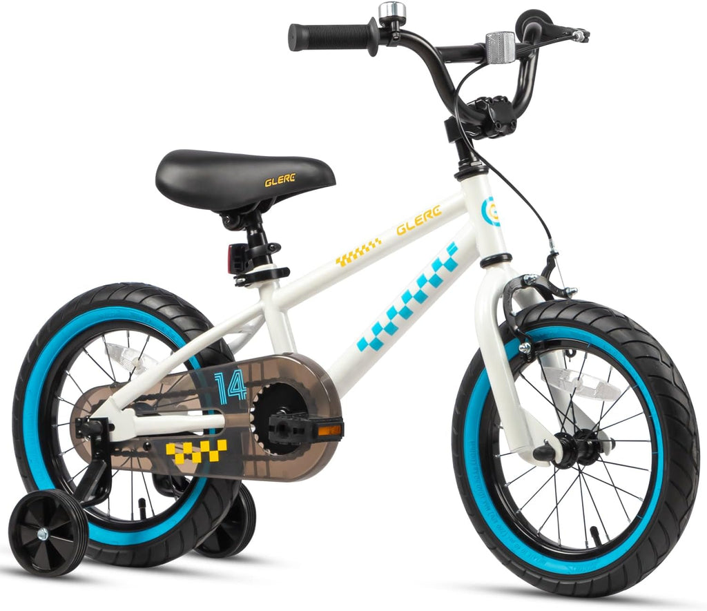 Glerc NuNu 12 14 16 Inch Kids Bike BMX Style for 2-8 Years Old Boys Girls, Toddler Bicycles with Training Wheels & Coaster Brake, Multiple Colors | Toddler Bicycles, Training Wheels, Coaster Brake, Toddler Bicycles, Training Wheels, Coaster Brake
