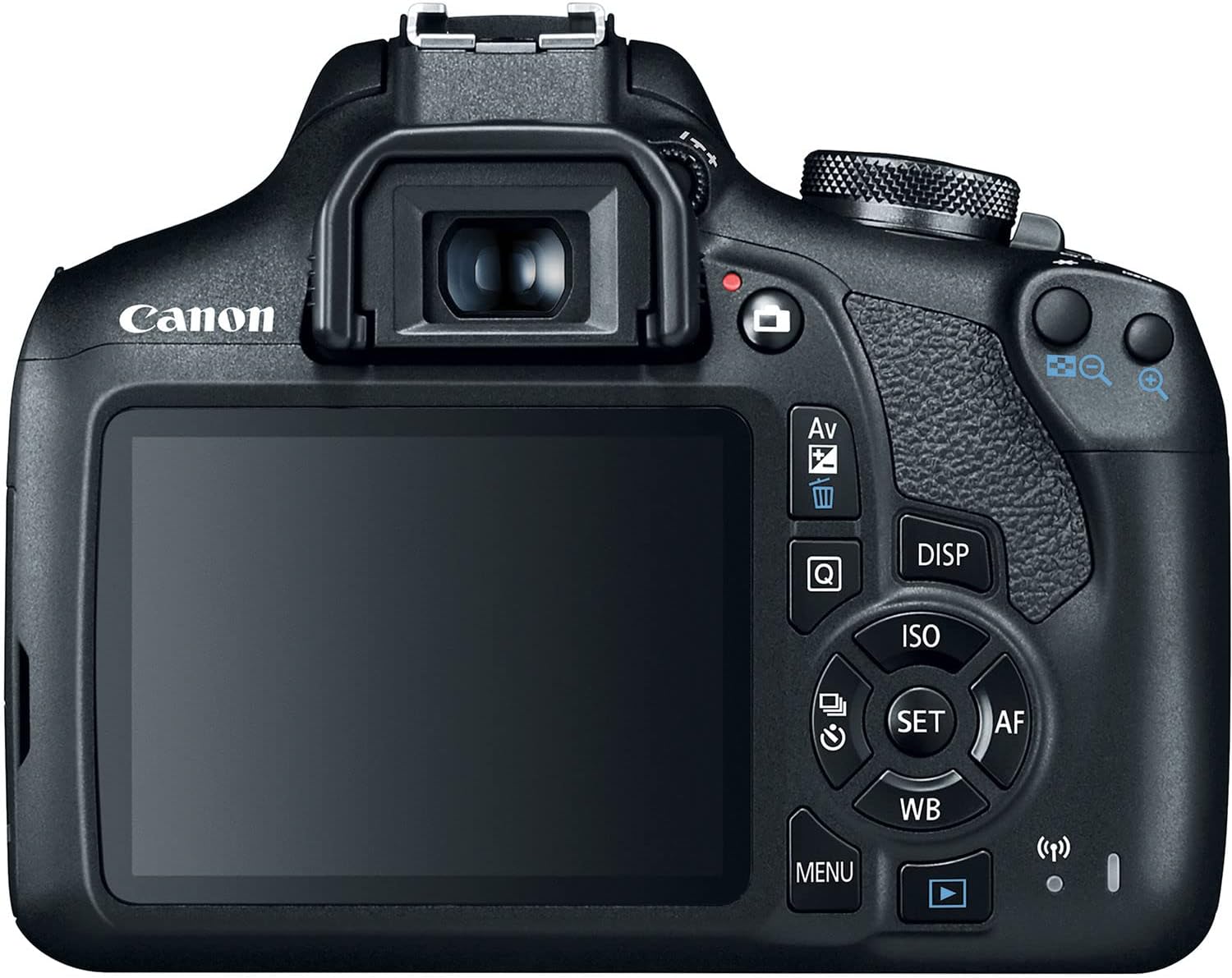 Canon EOS Rebel T7 DSLR Camera w/EF-S 18-55mm f/3.5-5.6 IS II Lens Bundle with 2x 64GB Memory Cards + Wide Angle & Telephoto Lenses + Pro Kit (Renewed) Black