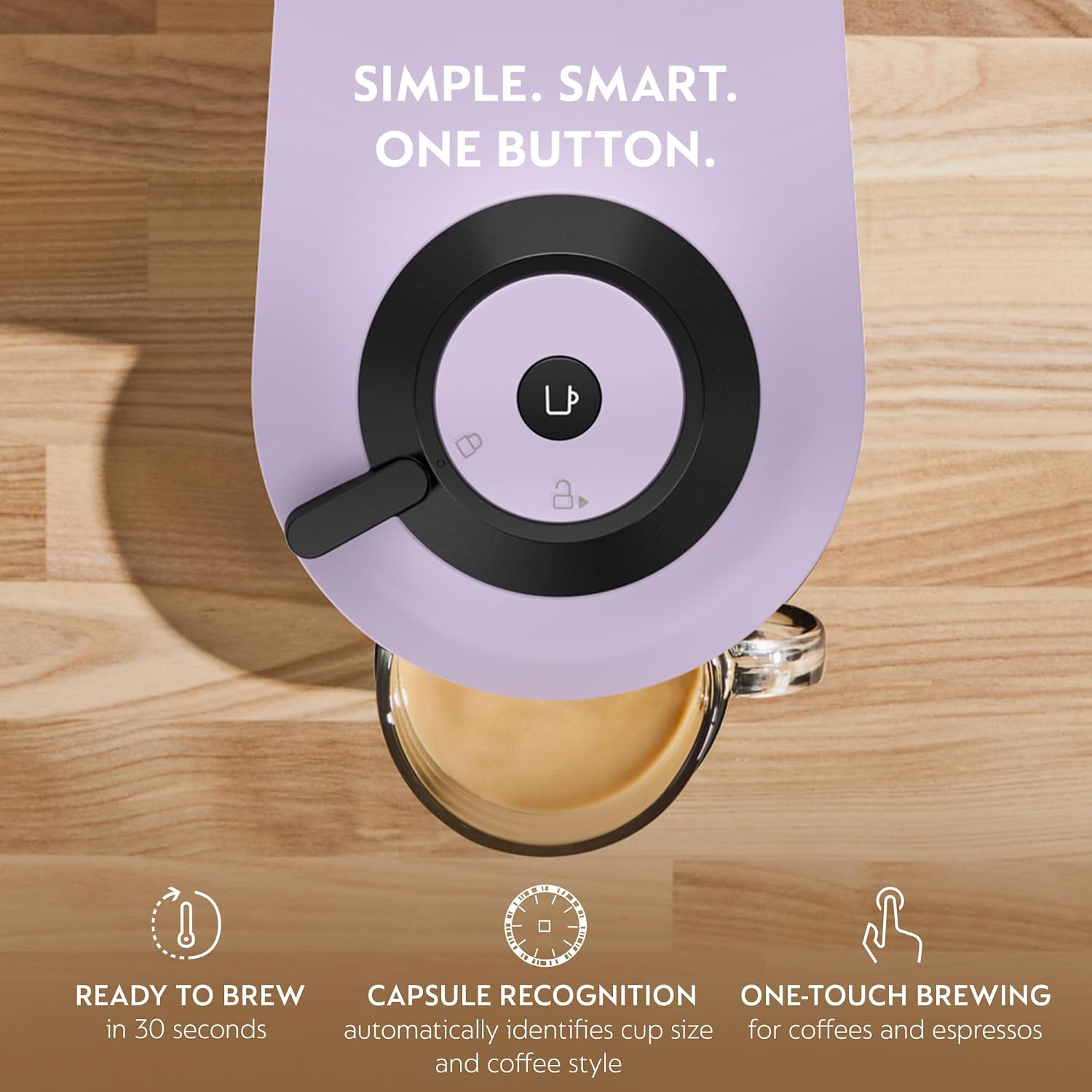 Nespresso Vertuo Pop+ Bundle by Breville, Lilac