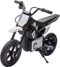 WEEROCK 24V Kids Electric Motorcycle 5+ Years Old, Child Ride On Electric Dirt Bike, Rear Shock Absorber, LED Breath Lamp, Bluetooth for Boys Girls Children Electria Toy Gift, Black