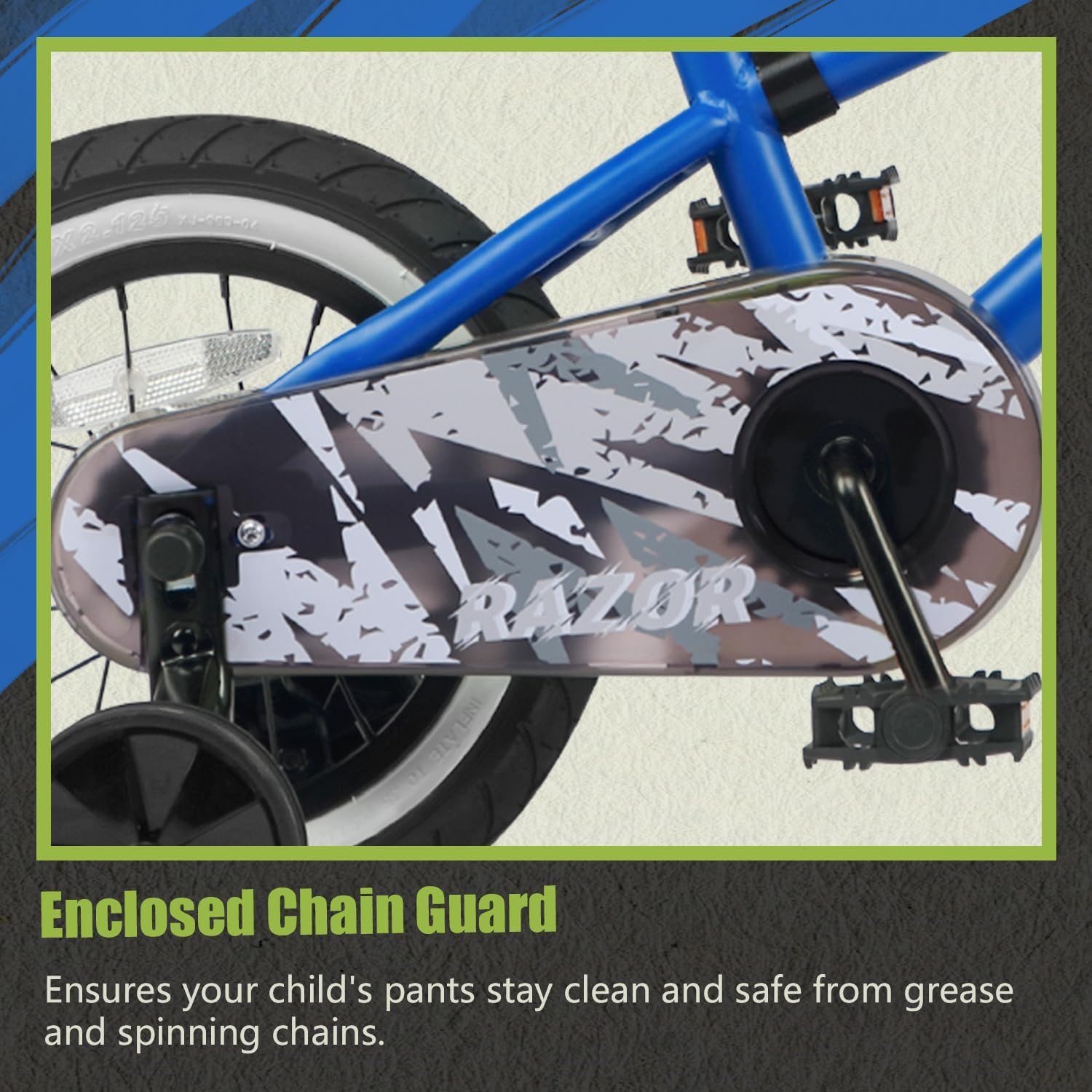 Glerc Kids Bike for Ages 1-8 Years Old, 12-16 Inch BMX Style Kids Bicycle with Training Wheels, Boys Bike for Children and Toddler, Multiple Colors