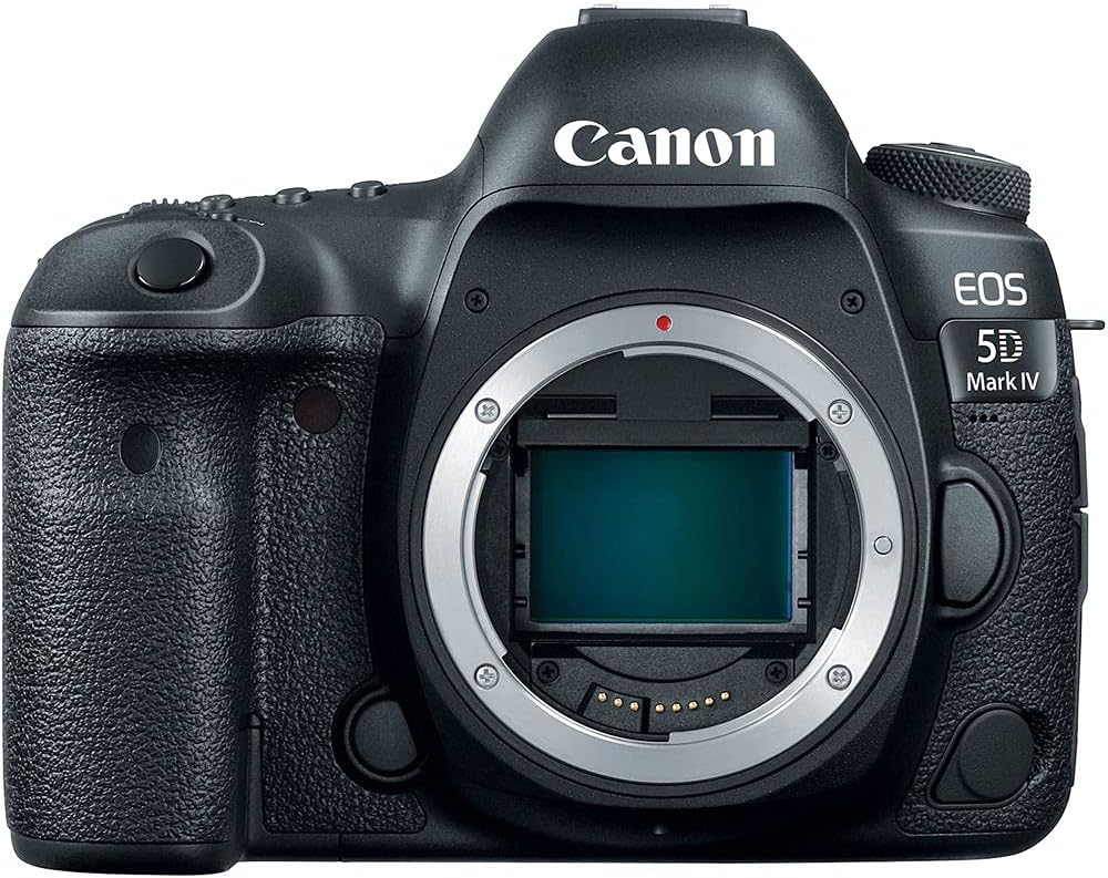 Canon EOS 5D Mark IV DSLR Camera 30.4MP Full Frame with 4K Video, Dual Pixel AF, Wi-Fi, GPS | Pro Photography Camera for Portraits, Landscapes, and Video + Canon EF 70-200mm f/2.8L Lens + Bag + More