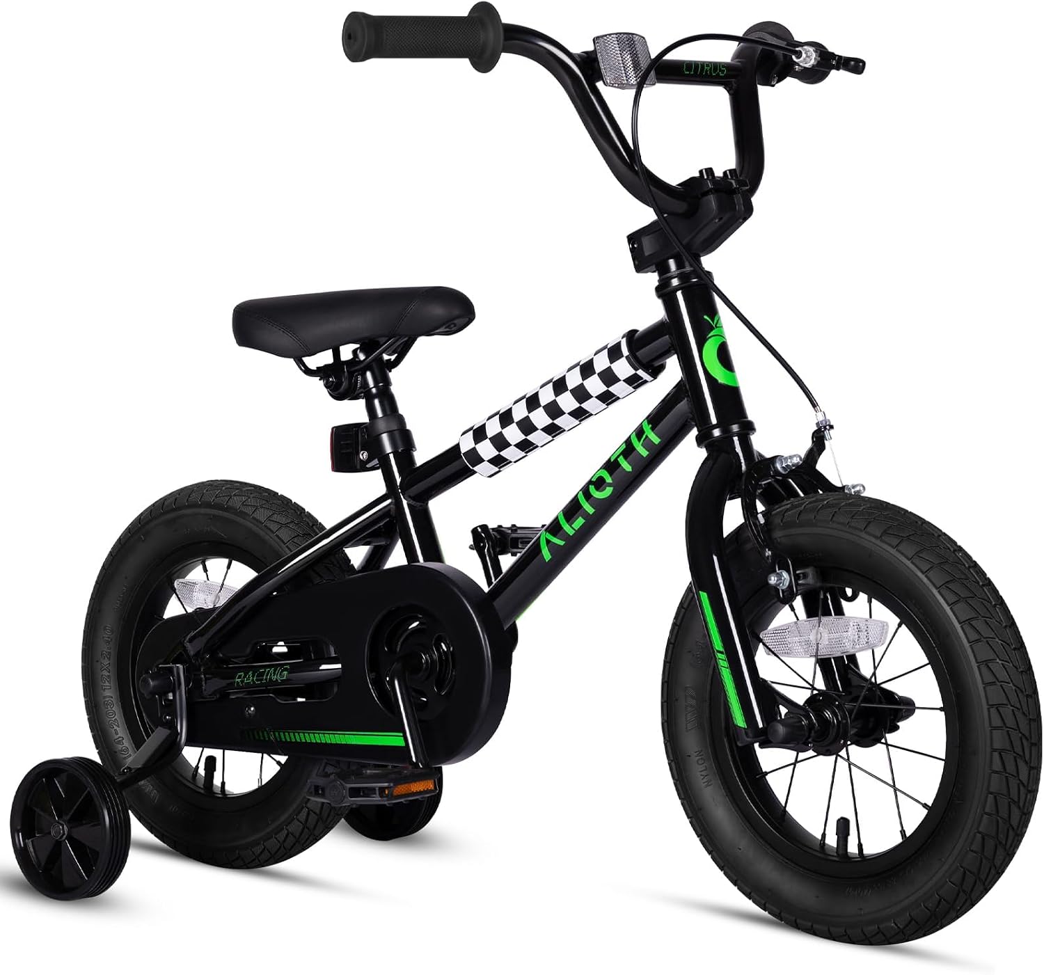 vollsch BMX Style 12 14 16 Inch Kids Bike Training Wheels 20'' Bicycle with Kickstand for 2-14 Years Old Toddlers Boys Girls Coaster Brake Multiple Colors