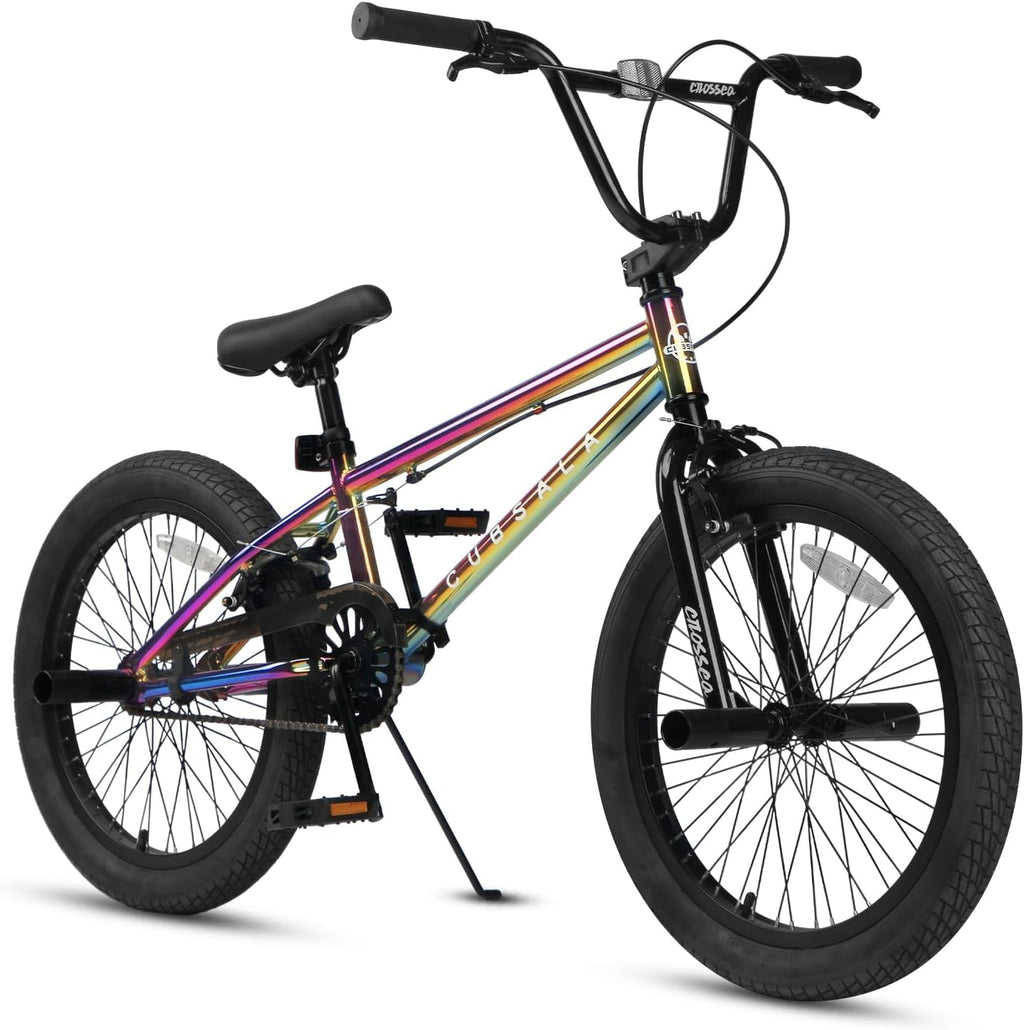 cubsala Freestyle BMX Bike, 18 20 Inch Kids Bicycle for 5-13 Years Old Kids and Beginner Level Rider, Multiple Colors