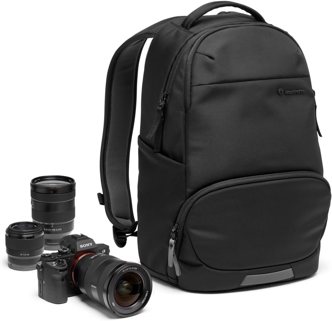 Manfrotto Advanced Active III Camera and Laptop Backpack, for Reflex/Mirrorless Camera with Lenses, Interchangeable Padded Dividers and Tripod Attachment