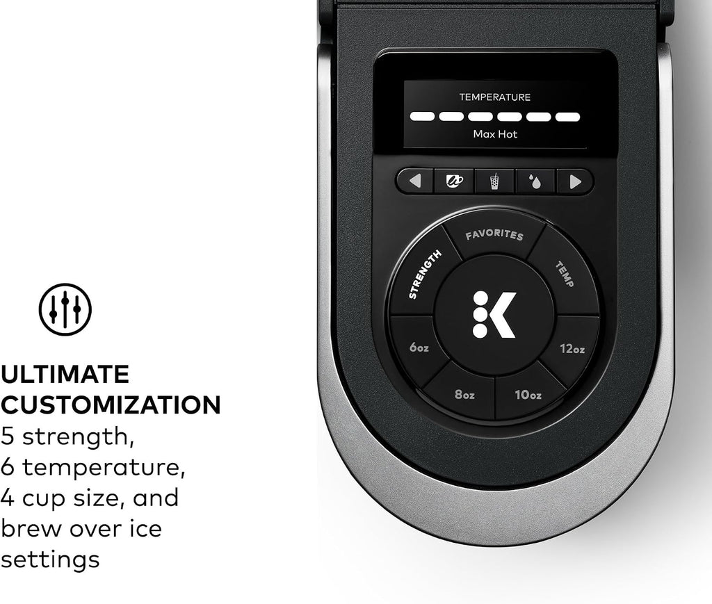 Keurig K-Supreme SMART Coffee Maker, MultiStream Technology, Brews 6-12oz Cup Sizes, Black