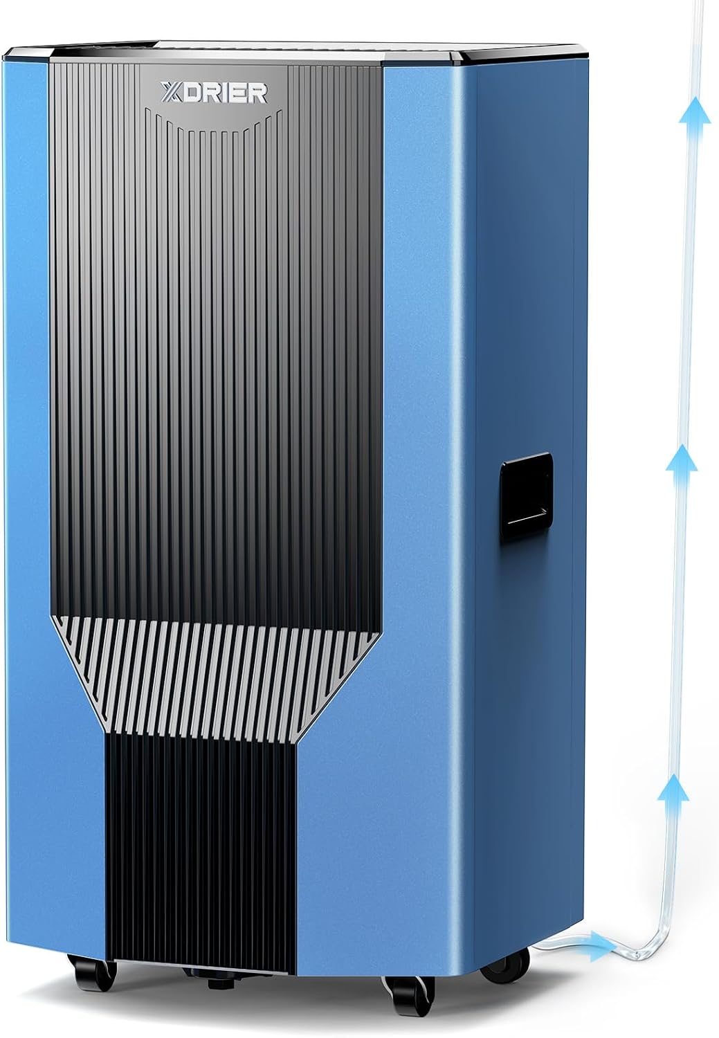 120 PPD Commercial Dehumidifier with Pump & Drain Hose, LGR Technology, Auto Defrost, for Basements, Large Rooms, Warehouses & Storage Areas, 5-Year Coverage