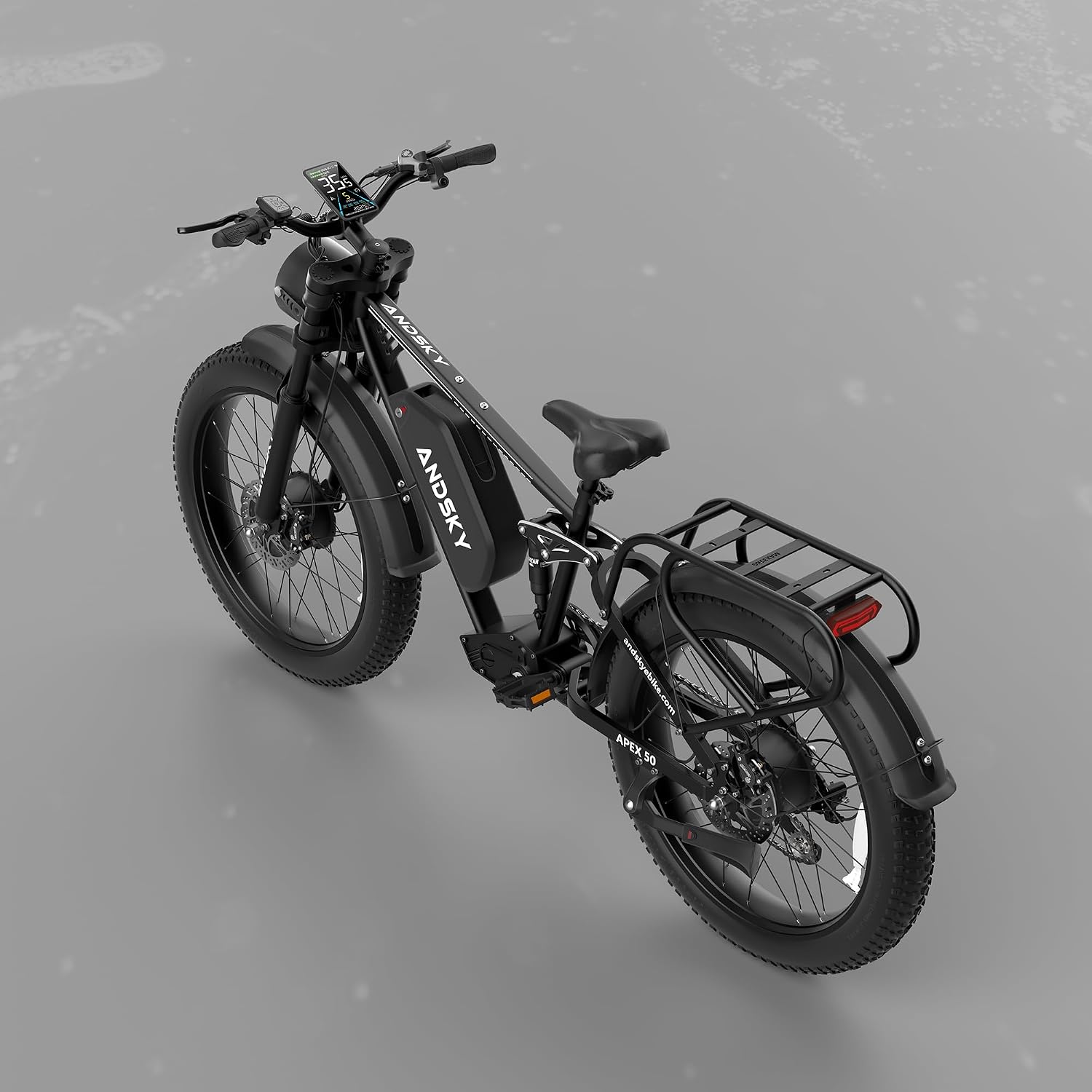 9000W Peak Dual Motor Electric Bike for Adults, 52V/48V 26' Fat Tire Full Suspension, 40-47MPH & 110 Miles, Hydraulic Brakes, UL2849