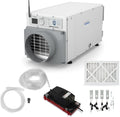 AprilAire E070W Smart Wi-Fi Crawl Space Dehumidifier, 70-Pint Commercial Whole-House Dehumidifier for Basement, Crawlspace & Home up to 2,200 Sq. Ft. with Pump, Drain Hose, Hanging Kit, MERV 11 Filter