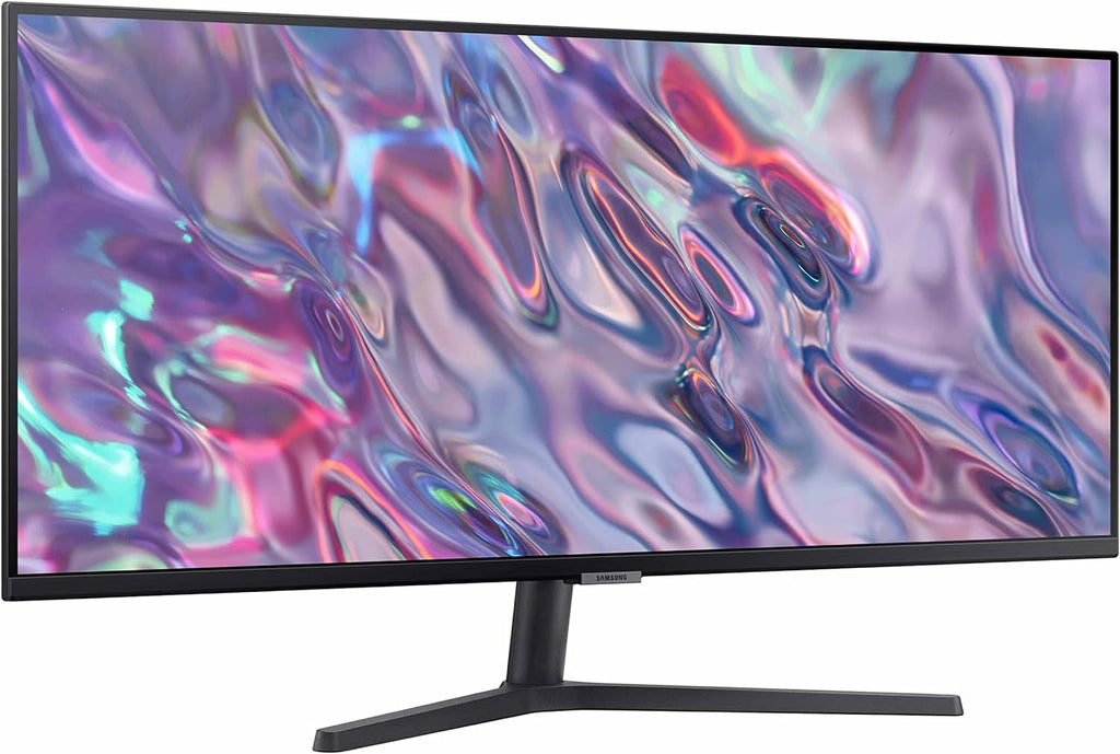 SAMSUNG 34' ViewFinity S50GC Series Ultra-WQHD Monitor, 100Hz, 5ms, HDR10, AMD FreeSync, Eye Care, Borderless Design, PIP, PBP, LS34C502GANXZA, 2023, Black