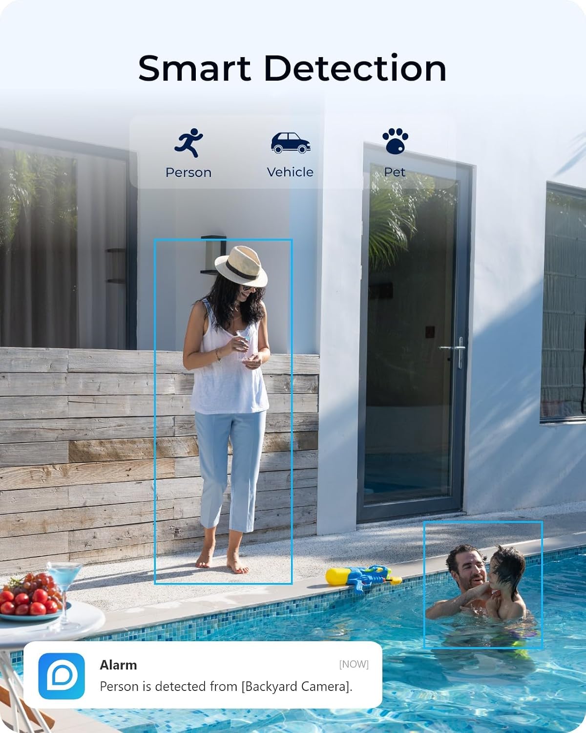 REOLINK Argus Eco Ultra 4K Solar Security Camera Wireless Outdoor, Color Night Vision, 2.4/5GHz WiFi, 125° Wide View, Smart Detection, Home Hub Compatible, Standalone Camera No Subscriptions