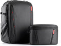 PGYTECH OneMo 2 25L-33L Camera Backpack with Shoulder Bag for Photographers, Waterproof Large Camera Bag for Canon/Nikon/Sony/dji Drone/Laptop/Tripod, Black
