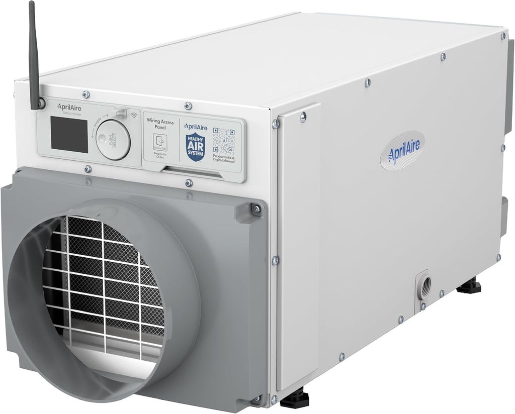 AprilAire E070W Wi-Fi Dehumidifier – 70 PPD for Crawl Spaces, Basements, Whole Houses up to 2,200 Sq. Ft., Part of the AprilAire Healthy Air System