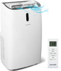 SereneLife Portable Air Conditioner, 14000 BTU (ASHRAE) Compact Home A/C Cooling Unit with Built-in Dehumidifier and Fan Modes, Energy Efficient 400 Sq. Ft. Coverage, Includes Window Mount Kit (White)