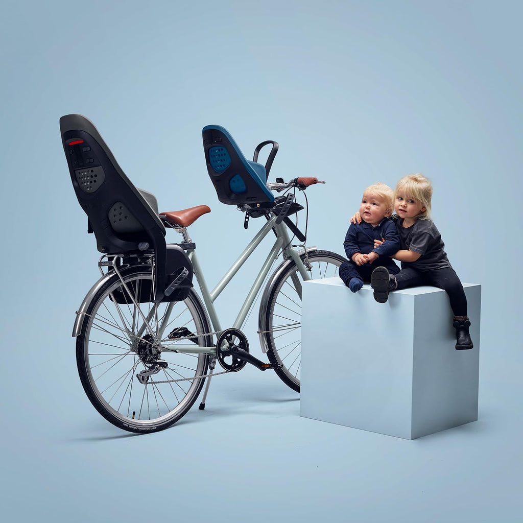 Thule Yepp 2 Mounted Child Bike seat, Adjustable footrests, 5-Point Harness and Easy to Mount Design