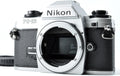 Nikon FG-20 35mm SLR Film Camera Body with Nikon F mount AI lens system. Custom shutter and Aperture settings. Works with Color & B&W film (Renewed)