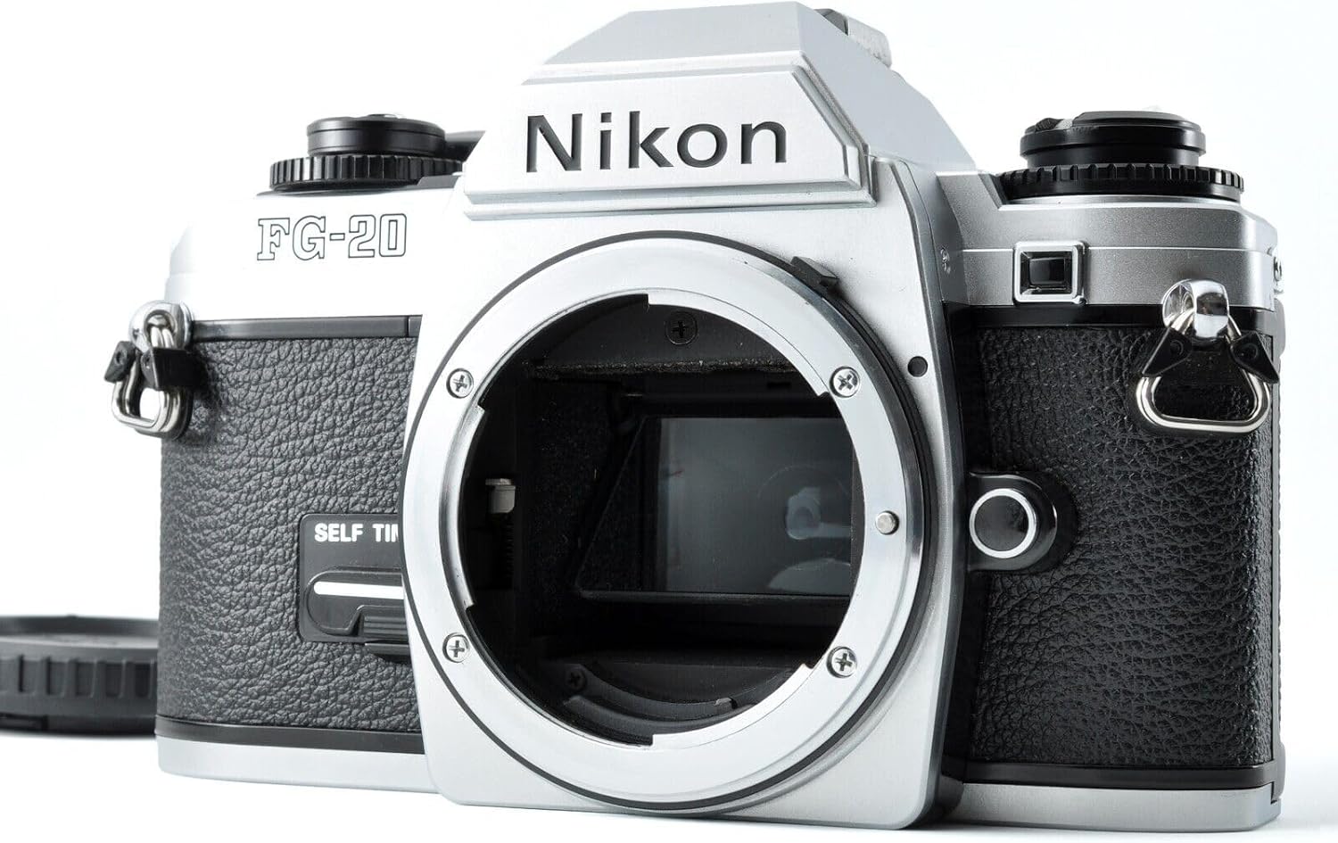 Nikon FG-20 35mm SLR Film Camera Body with Nikon F mount AI lens system. Custom shutter and Aperture settings. Works with Color & B&W film (Renewed)