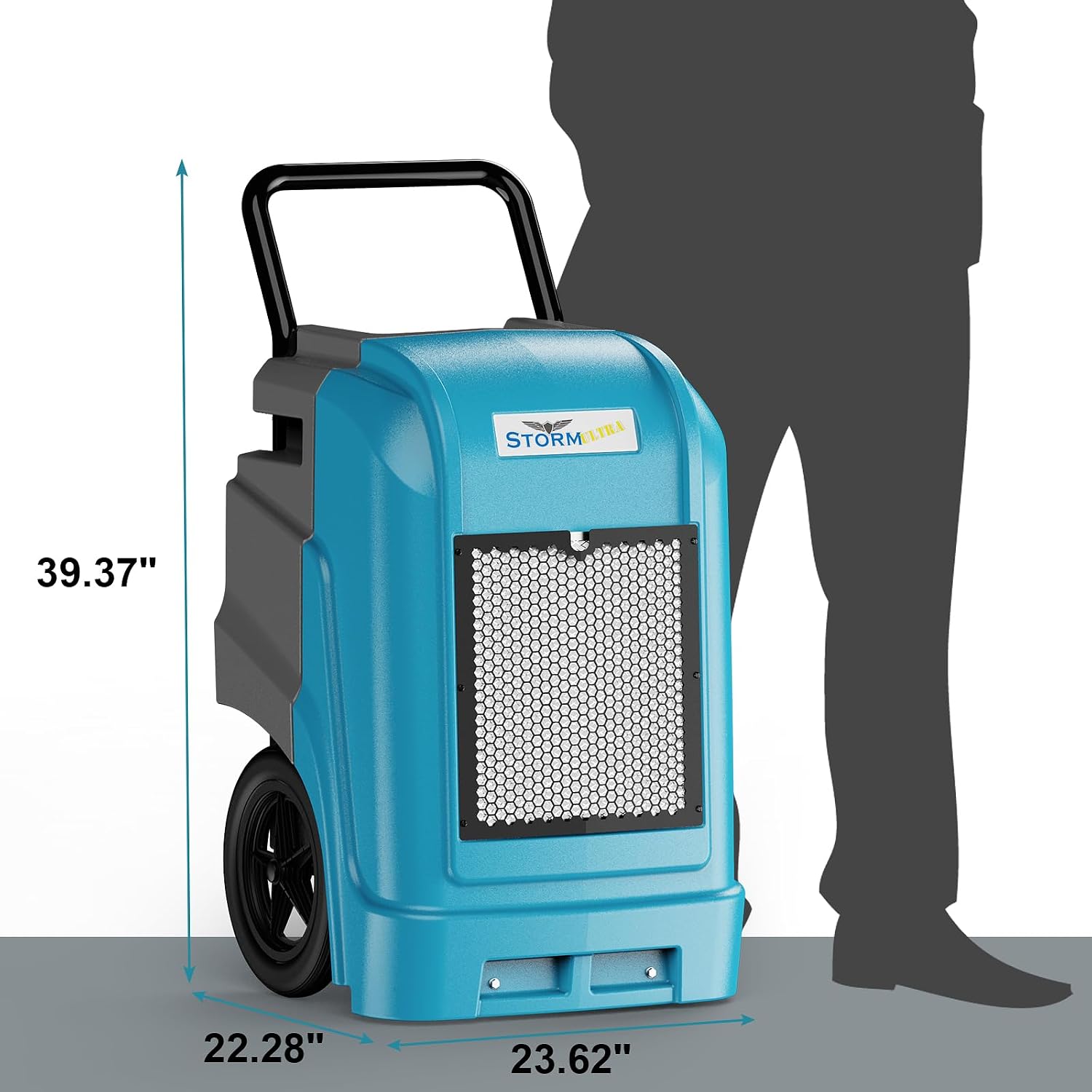 ALORAIR 190 PPD LGR Commercial Dehumidifier with Pump & Drain Hose, Smart APP Control up to 2,600 Sq.Ft Industrial Dehu for Home, Water Damage Restore, Basements, Job Sites, 5 Years Limited Warranty