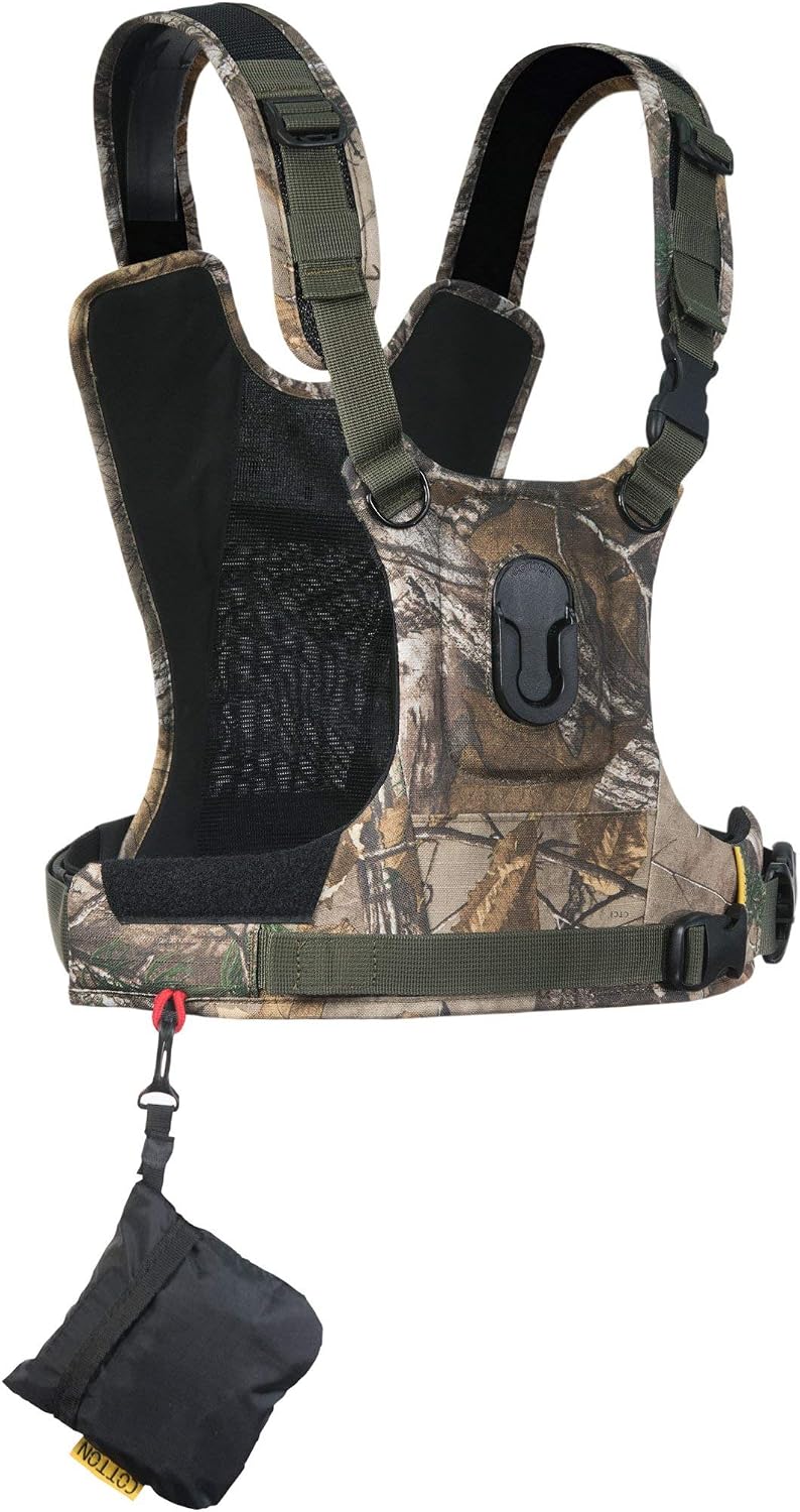 Cotton Carrier CCS G3 Camera Harness System for One Camera, Camo, 1 Camera