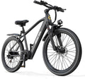 Electric Bike 24' / 26', 22Mph Speed & & Peak 750W Motor, 36V 10 / 13AH Lithium Battery & 7/21-Speed Gear, Max Range 40+ Miles(Pedal-Assist), Electric Mountain Bicycle for Adults Women Men
