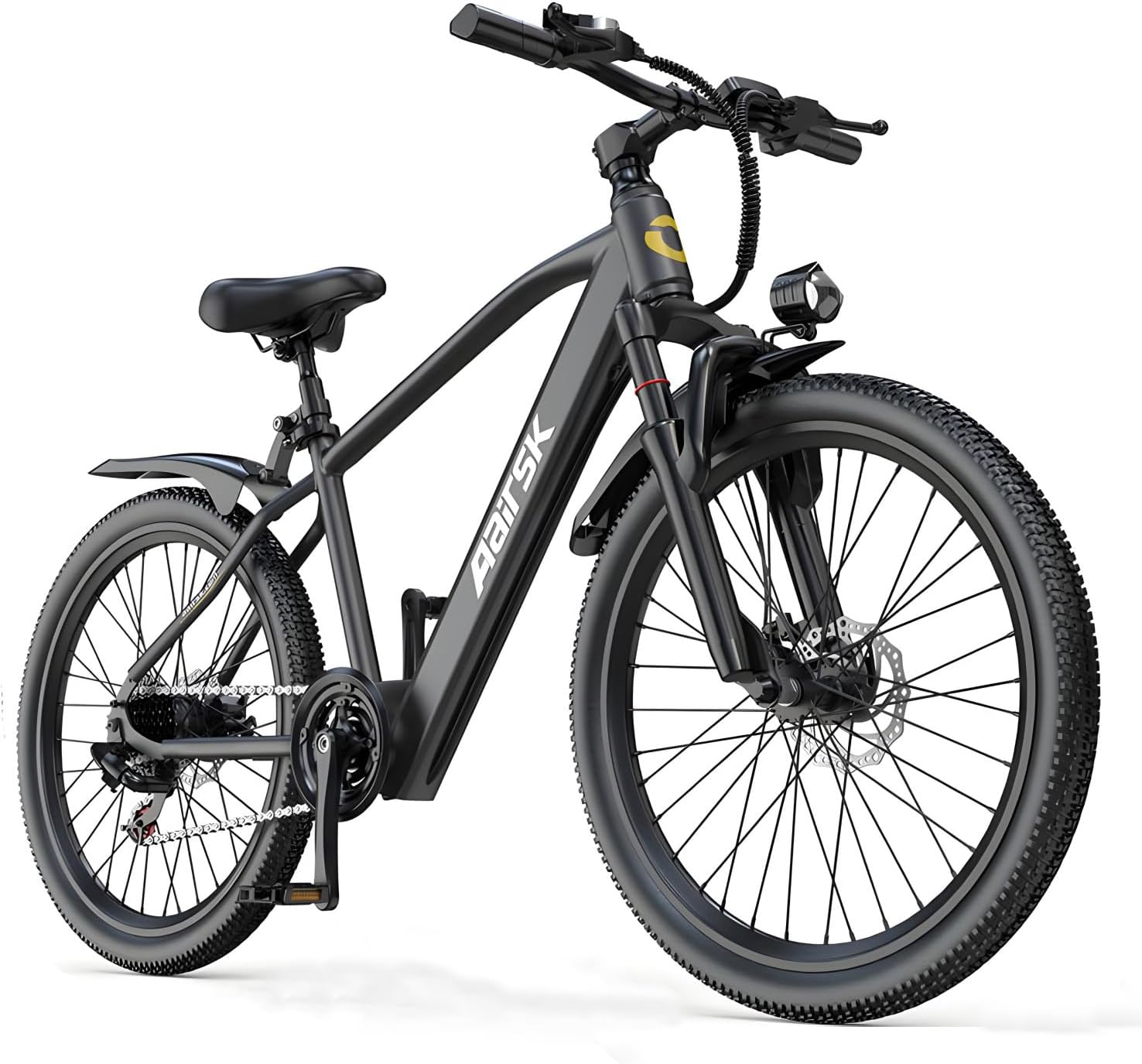 Electric Bike 24' / 26', 22Mph Speed & & Peak 750W Motor, 36V 10 / 13AH Lithium Battery & 7/21-Speed Gear, Max Range 40+ Miles(Pedal-Assist), Electric Mountain Bicycle for Adults Women Men