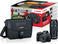 Canon EOS R100 Double Zoom Lens Kit, Black