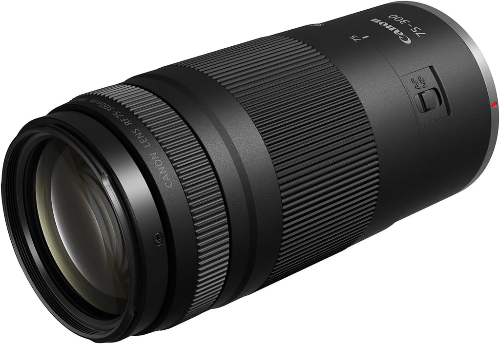 Canon EOS R100 Mirrorless Camera Double Zoom 2 Lens Kit RF-S 18-45mm and RF 75-300mm 6052C111 Bundle with Deco Gear Accessories Kit + 2 Battery +Tripod + Filters + Wide Angle & Telephoto Lenses &More