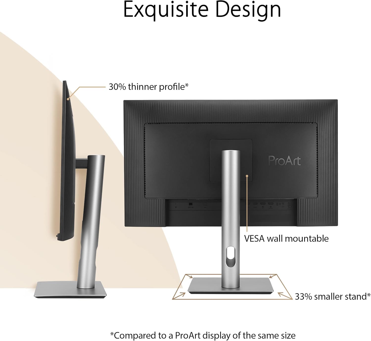 ASUS ProArt Display 32' (31.5' viewable) Professional Monitor (PA329CRV) - IPS, 4K UHD (3840 x 2160), 98% DCI-P3, Color Accuracy ΔE < 2, Calman Verified, USB-C PD 96W, Daisy-Chain, VESA DisplayHDR400