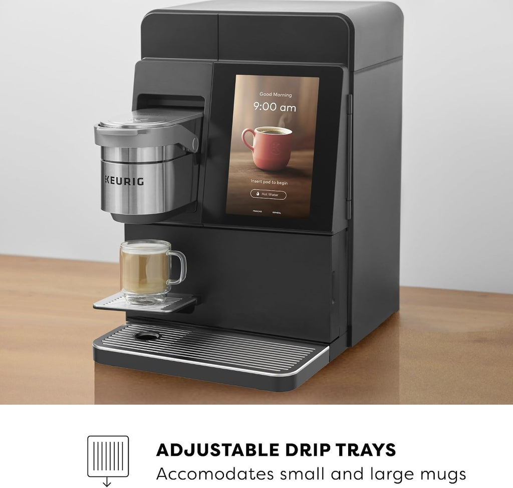 Keurig K-4500 Large Business Single Serve Coffee and Specialty Beverage Café System, Plumbed, Silver/Black