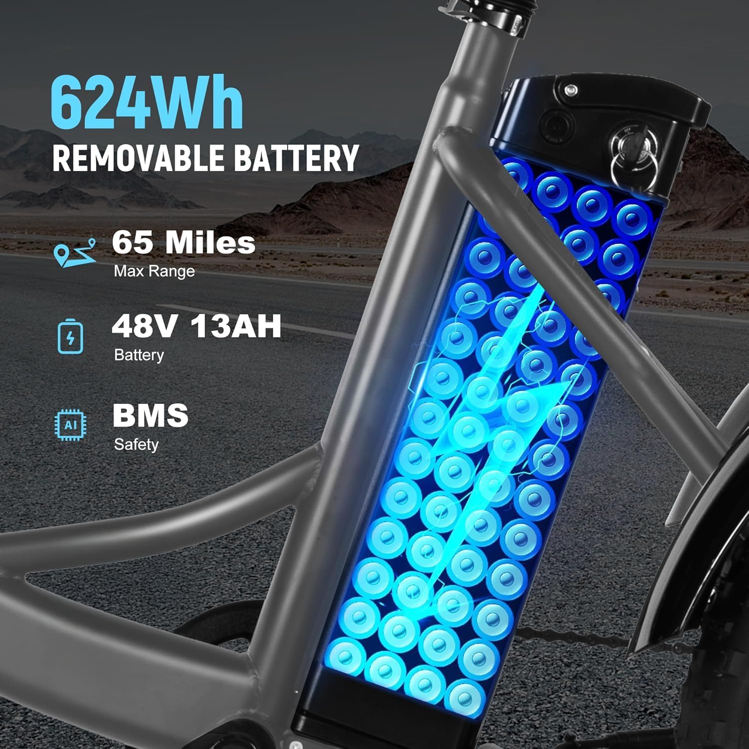 Qlife Triker Plus Electric Trike for Adults, Peak 1200W Motor Floding Trike Ebike, 624Wh E-Bike, 20MPH 65 Miles Electric Tricycle for Adults, 20x4.0 Fat Tire E-Bike, Foldable 3 Wheel for Adults