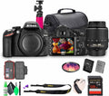 Nikon D3200 24.2MP DSLR Camera Kit with 18-55mm VR Zoom Lens – Full HD 1080p Video Capture, Fast 11-Point Autofocus System + 128GB Memory Card + Protective Memory Card Case + Camera Bag + More