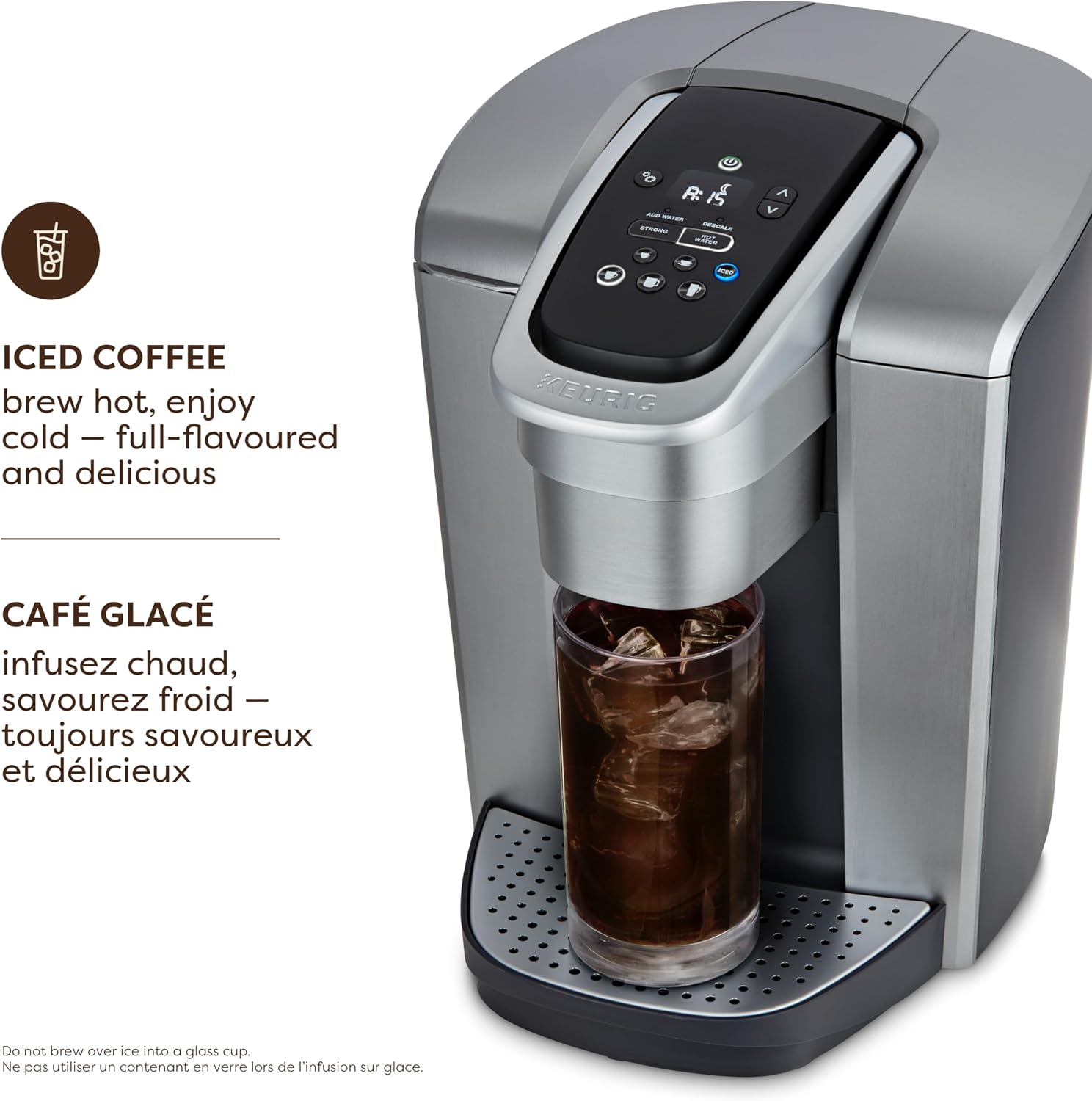 Keurig K-Elite Single Serve K-Cup Pod Programmable Coffeemaker (Brushed Silver)