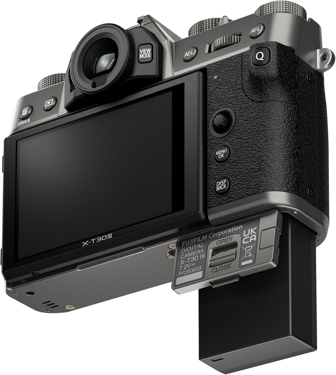 FUJIFILM X-T30 III Mirrorless Camera Body, with XC13-33mm Lens Kit, Charcoal Silver