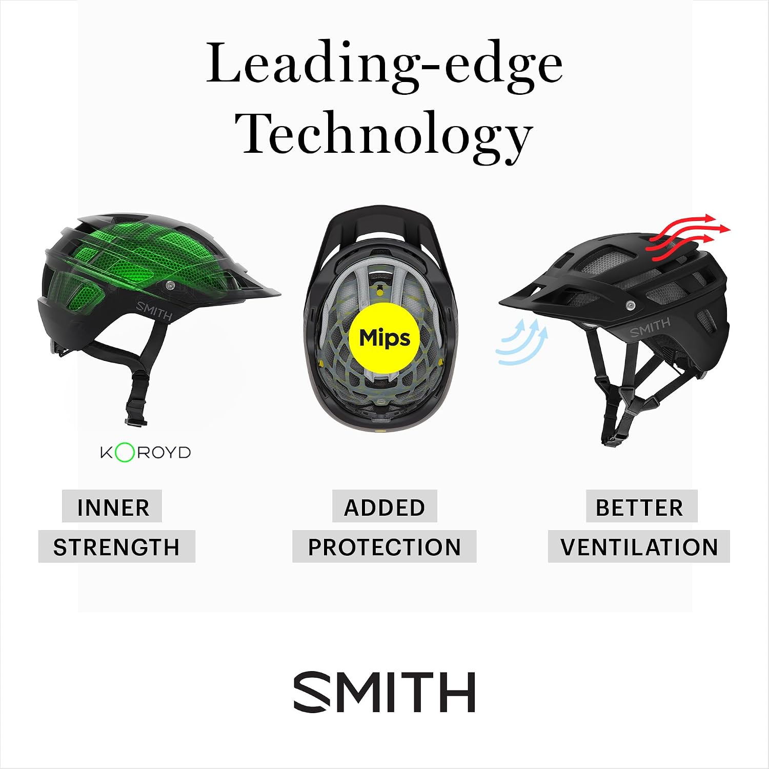 Smith Mainline Cycling Helmet – Downhill Adult Mountain Bike Helmet + Koroyd Coverage + MIPS Technology for Men & Women - Adjustable Visor