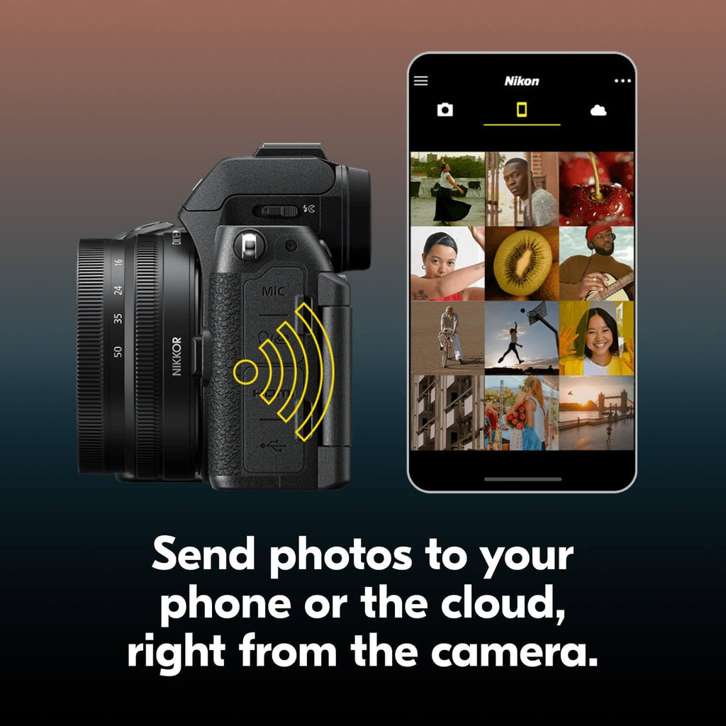 Nikon Z50 II with Two Lenses | Compact mirrorless Stills/Video Camera with Easy Color presets and Wireless Photo Sharing | USA Model