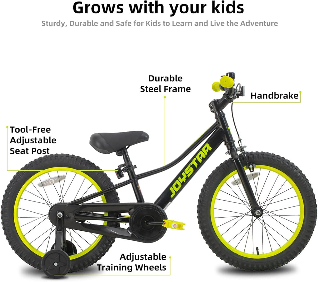 JOYSTAR NEO 20 Inch Kids Bike for Ages 6-10 Years Old Boys & Girls, 20 Inch Wheels Kids Mountain Bike with Training Wheels & Handbrake, Kids' Bicycles, Multiple Colors