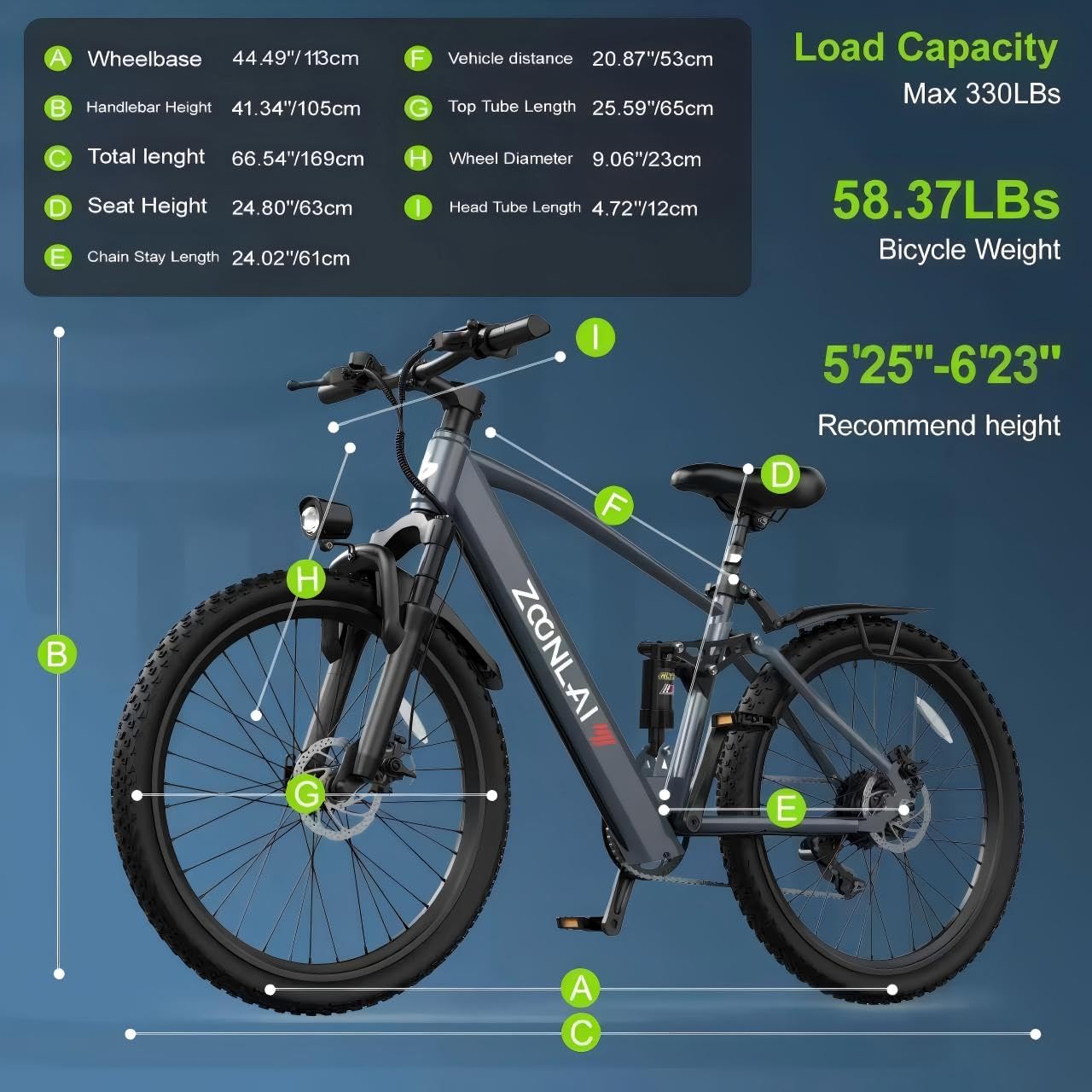 Electric Bike for Adults, 20' 24' 26' 1000W 1500W 2000W Peak Motor, 48V 36V 10AH 13AH Ebike, 30-45Miles 22-25MPH Electric Bicycles, 7-Speed ebikes for Adults