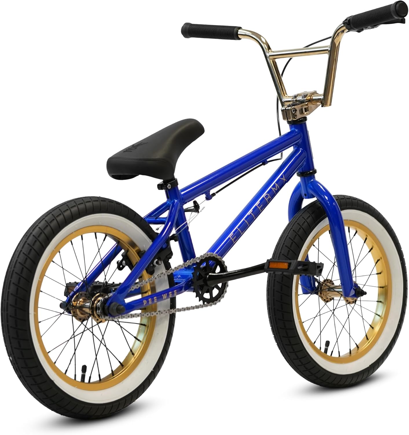 Elite BMX Stealth Freestyle Bike for Youth & Adults, Durable Steel Frame, Available in 16', 18', and 20' Sizes
