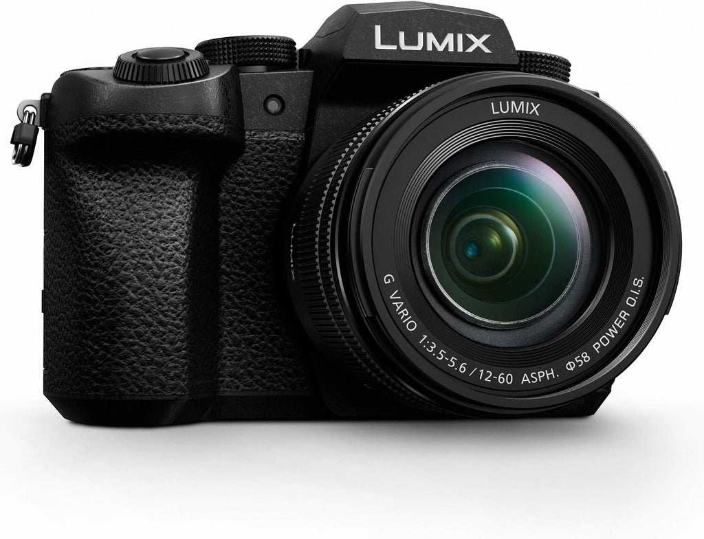 Panasonic LUMIX G95 20.3 Megapixel Mirrorless Camera, 12-60mm F3.5-5.6 Micro Four Thirds Lens, 5-Axis Dual I.S. 2, 4K 24p 30p Video, Pre-Installed V-Log L, 3' LCD Touchscreen - DC-G95MK (Black)