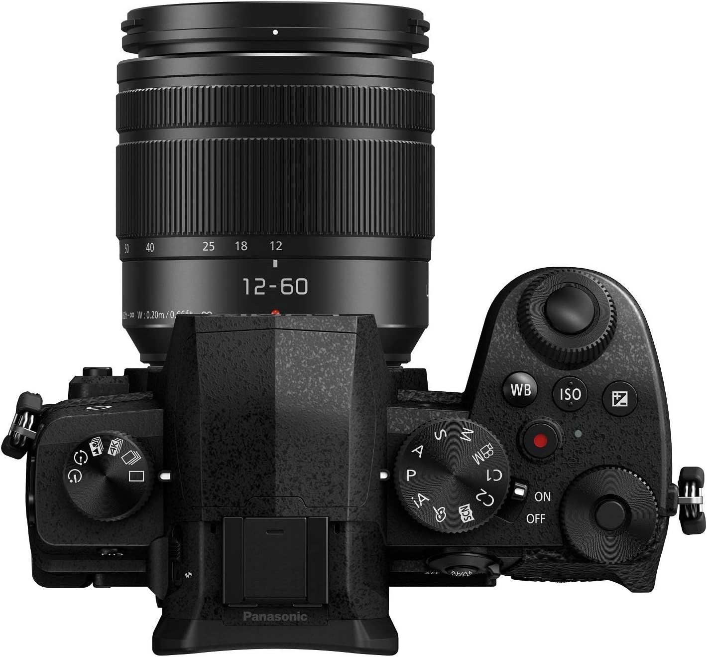 Panasonic LUMIX G95 20.3 Megapixel Mirrorless Camera, 12-60mm F3.5-5.6 Micro Four Thirds Lens, 5-Axis Dual I.S. 2, 4K 24p 30p Video, Pre-Installed V-Log L, 3' LCD Touchscreen - DC-G95MK (Black)