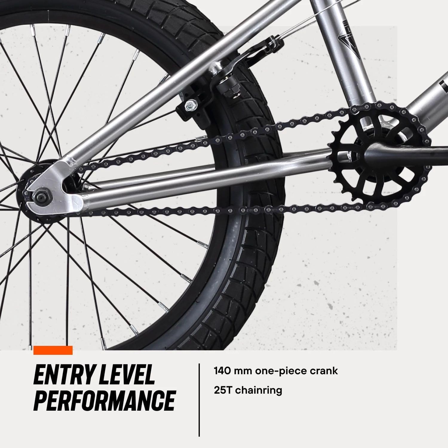 Mongoose Legion BMX Bike, Hi-Ten Steel Frame, 25x9T, 36x16T or 40x16T Gearing