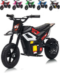 GarveeLife Electric Dirt Bike for Teens, 12' Fat Tire 350W Electric Motorcycle with 24V Battery, 14MPH Top Speed, 130 LBS Max Load, Mini Dirtbike for Kids, Mountain Off-Road Bike Fit Age 10+