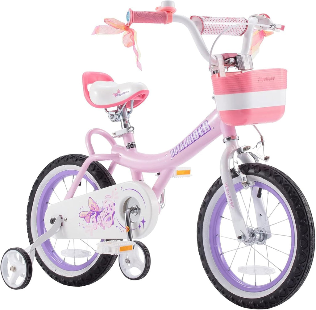 Royalbaby Princess Girls Kids Bike 12 14 16 18 20 Inch Children Bicycle with Basket for Age 3-12 Years