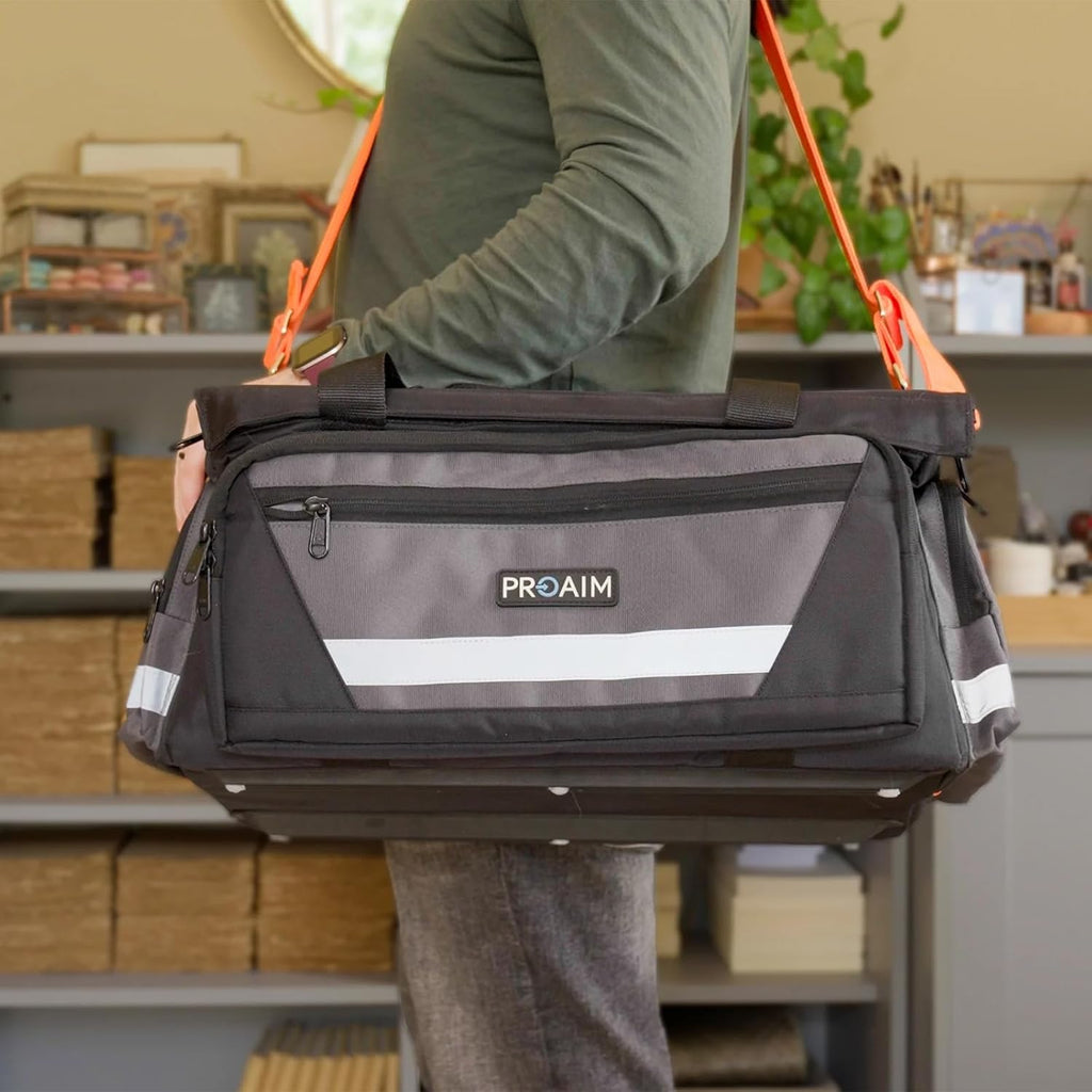 PROAIM Cine Cube Video Camera Production Bag for Photographers & Videographers. for Professional Camera Crews, Assistants, and Grips. (P-CBCC-02)