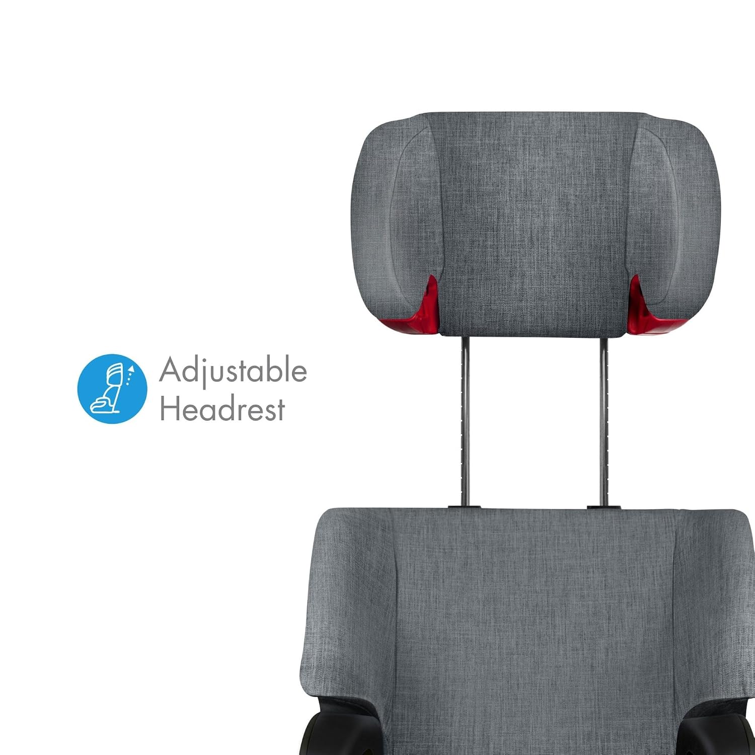 Clek Oobr High Back Booster Seat with Adjustable Headrest, Reclining Design, Latch System, and Retardant-Free Fabric (Latte Ziip)
